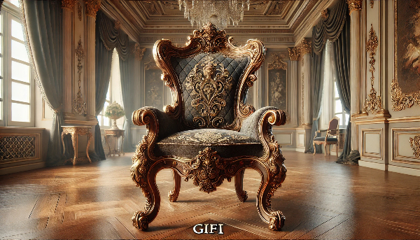 Chaise baroque gifi